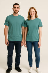 Unisex Green Crew Neck T-Shirt – Classic Everyday Wear