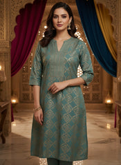 Latest Brocade Kurta Designs for Women