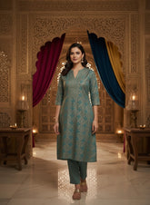 Latest Brocade Kurta Designs for Women