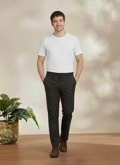 Premium Slim Fit Black Trousers for Men