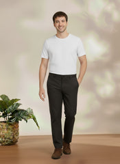 Premium Slim Fit Black Trousers for Men