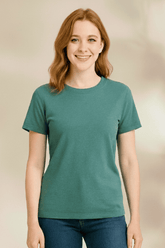 Green Classic Cotton T-Shirt