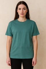Green Classic Cotton T-Shirt
